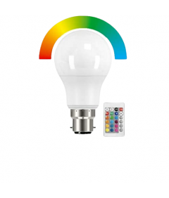 Lampe LED 9W RGB B22