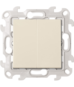 Double va-et-vient 10 AX 250 V connexion rapide ivoire Simon 24 Harmonie