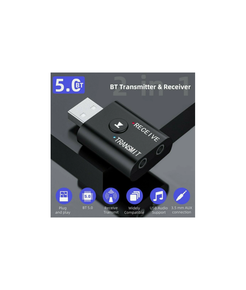 Excelvan RT-B6 2-en-1 Bluetooth Émetteur et Récepteur Adaptateur