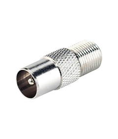 Adaptateur d'antenne F femelle / coaxial mâle