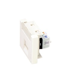 PRISE RJ 45 CAT 5E JADE BLANC INGELEC