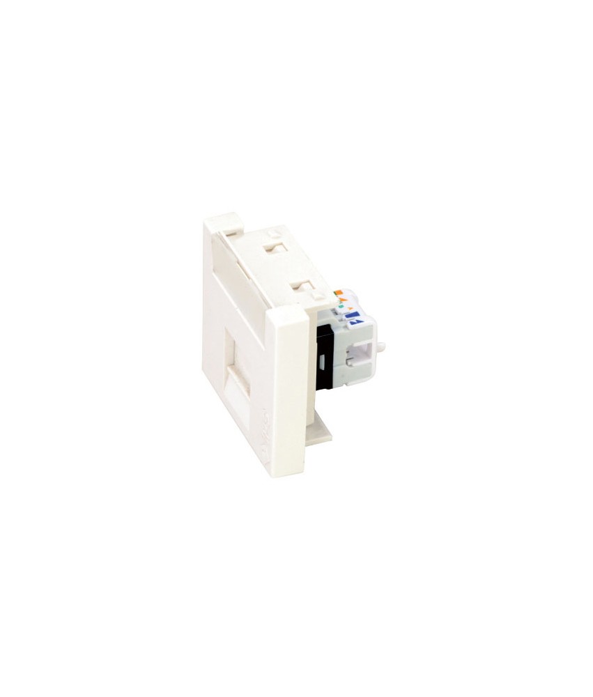 PRISE RJ 45 CAT 5E JADE BLANC INGELEC