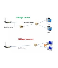 Splitter RJ45 Femelle